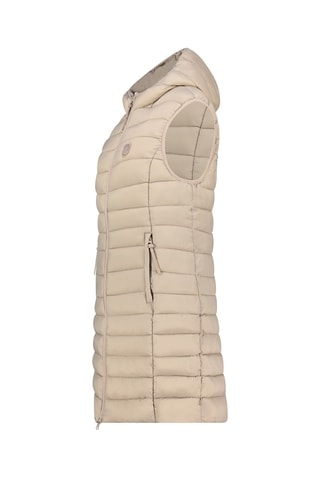 Lange Bodywarmer Vakitaleak - Beige