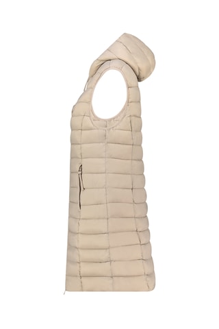 Lange Bodywarmer Vakitaleak - Beige