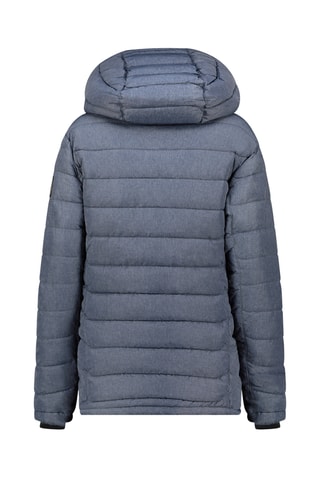Gewatteerde Jas met Capuchon Astaneak  - Marineblauw