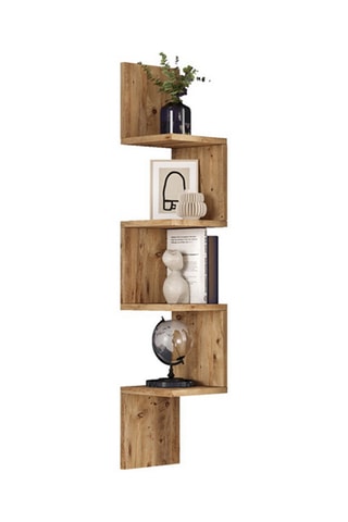 Etagère murale 4 niveaux Imitation pin