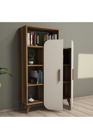 Bibliothèque 2 portes Form - 90 x 132 x 32 cm