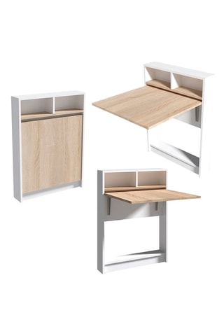 Meuble table dépliante - 70 x 90 x 15 cm
