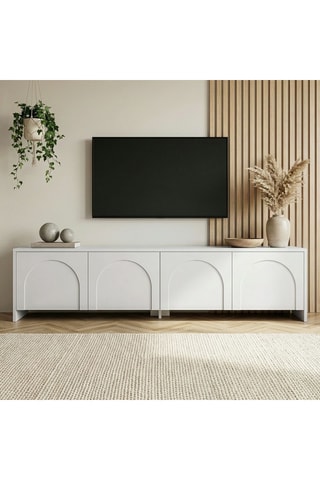 Meuble TV 4 portes  - 180 x 45 x 32 cm
