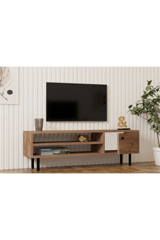 Meuble TV 1 porte Avila - 120 x 38 x 30 cm