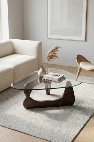 Table basse en verre  - 90 x 33 x 65 cm