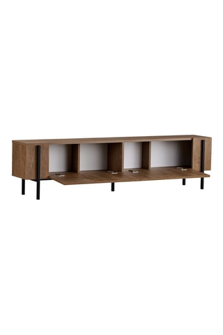 Meuble TV 2 abattants - 180 x 45,5 x 29,5 cm