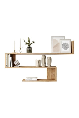 Etagère murale 3 niveaux - Imitation bois