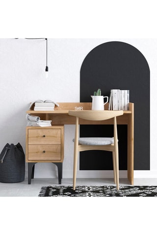 Bureau 2 tiroirs Puuk - 100 x 80 x 45 cm