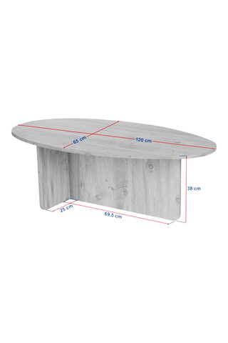 Table basse Orba - 120 x 40 x 65 cm