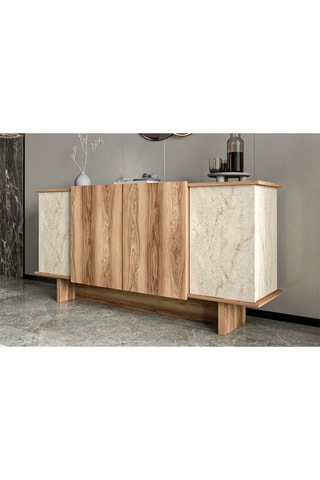Buffet 4 portes Diana - 180 x 81 x 40 cm