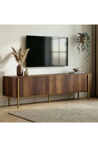 Meuble TV 2 portes Nexus - 180 x 45 x 30 cm