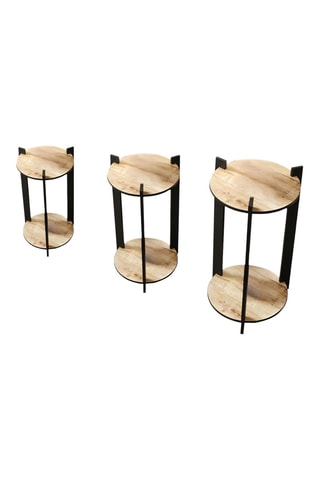 3 supports pour plante - 23 x 50 x 23 cm