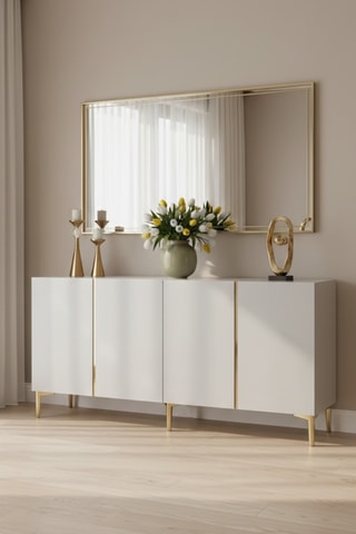 Console 4 portes - 150 x 75 x 32 cm