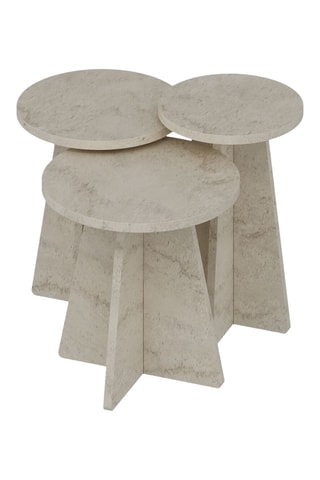 3 tables gigognes - 40 x 40 x 39 / 35 x 35 x 42 / 30 x 45 x 30 cm
