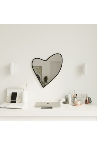 Miroir - 43 x 48 x 2,2 cm - Noir