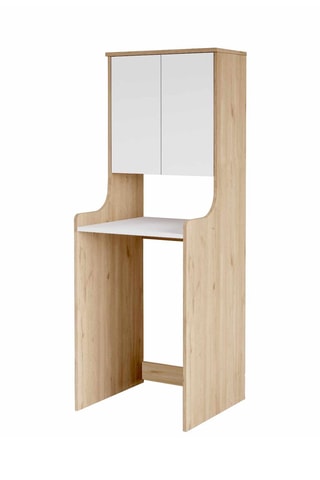 Meuble de rangement 2 portes - 64,8 x 33,8 x 181 cm
