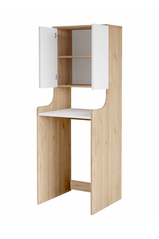 Meuble de rangement 2 portes - 64,8 x 33,8 x 181 cm