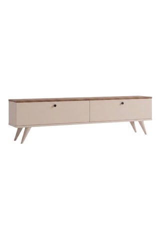 Meuble TV 2 portes - 140 x 40 x 25 cm