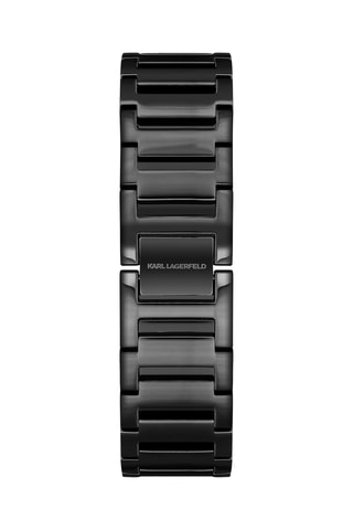 Orologio al quarzo in acciaio - Nero