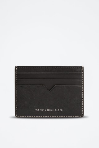 Porte-cartes en cuir - Noir