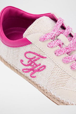 Tennis en lin - Beige