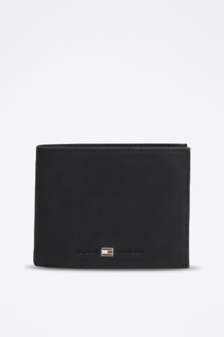 Portefeuille en cuir Johnson - Noir