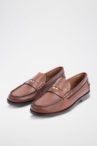 Mocassins en cuir nappa - Marron