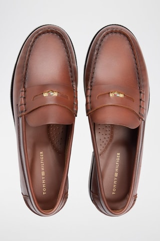 Mocassins en cuir nappa - Marron