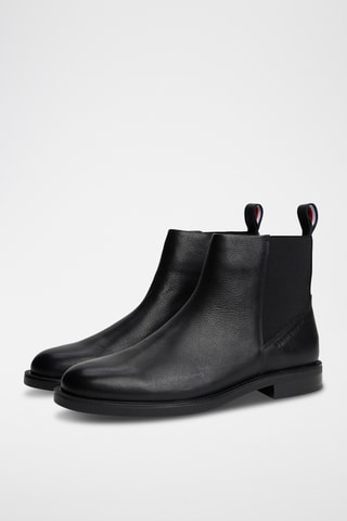 Botas de piel - Negro