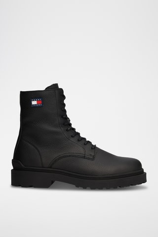 Botas de piel - Negro