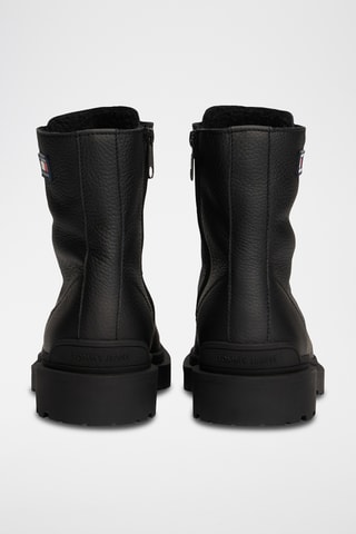 Botas de piel - Negro