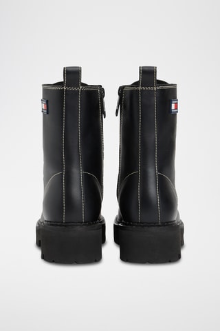 Bottines en cuir - Noir