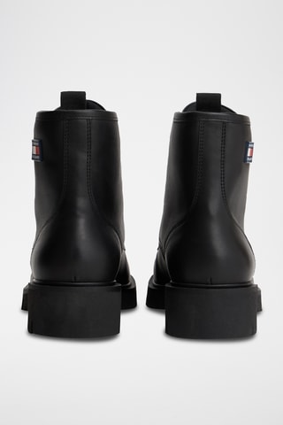 Bottines en cuir - Noir