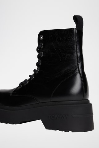 Bottines en cuir - Noir