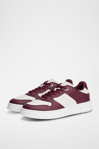 Baskets en cuir - Bordeaux