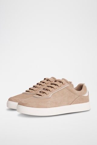 Baskets en daim - Taupe
