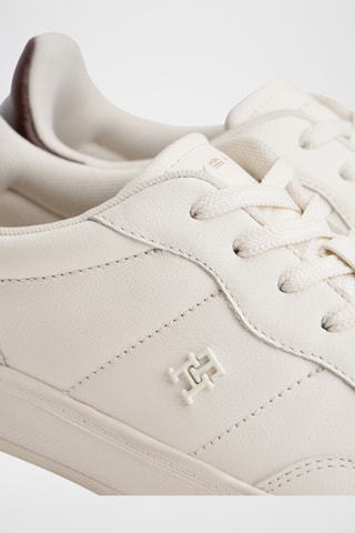 Baskets en cuir nappa - Ecru