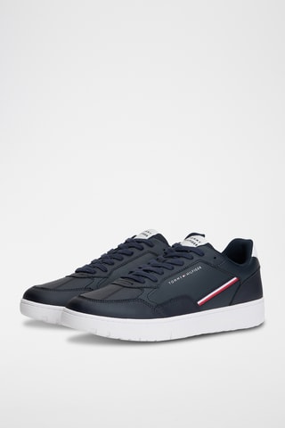 Zapatillas de piel - Azul noche