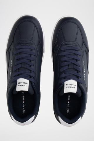 Zapatillas de piel - Azul noche