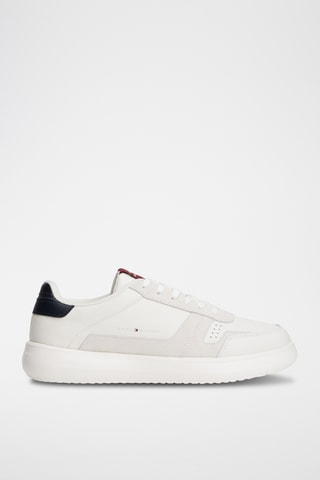 Baskets en cuir nappa - Ecru