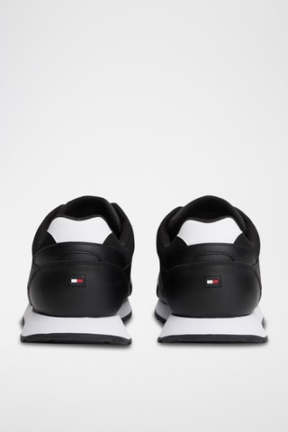 Zapatillas de piel - Negro