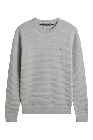 Jersey de algodón orgánico Texture Knit - Gris claro
