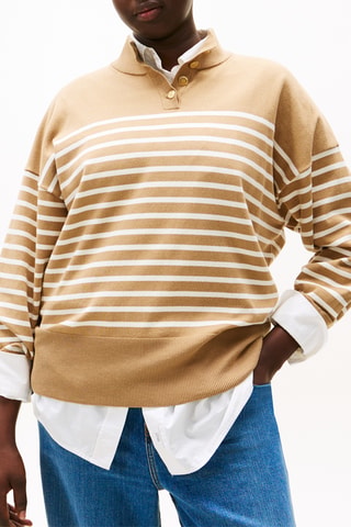 Pull en coton biologique - Camel