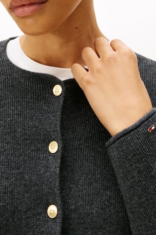 Gilet en laine - Gris foncé chiné