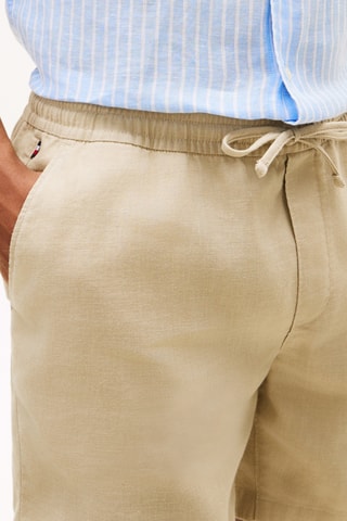 Short de lino - Caqui