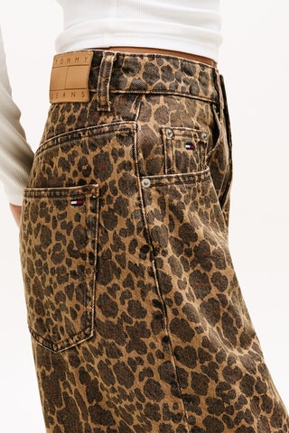 Jean loose taille haute - Beige