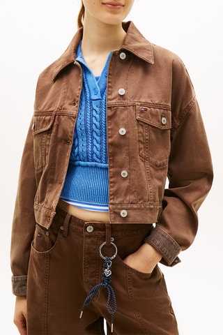Veste en jean - Marron