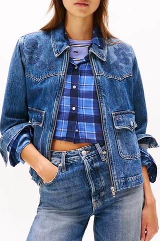 Veste en jean - Bleu