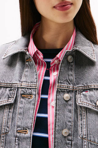 Veste en jean - Gris