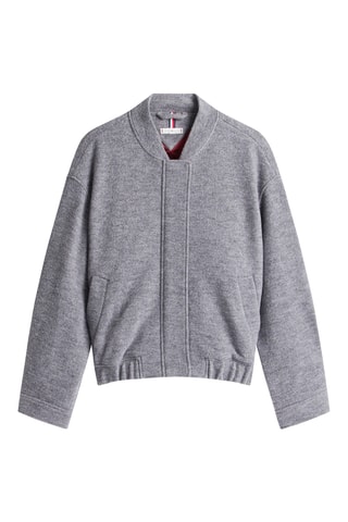 Veste en laine - Gris chiné